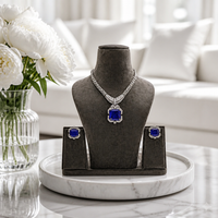 Velzora Empress Necklace-Blue