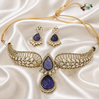 Velzora Zariya Crimson Veil Choker-Amethyst Purple