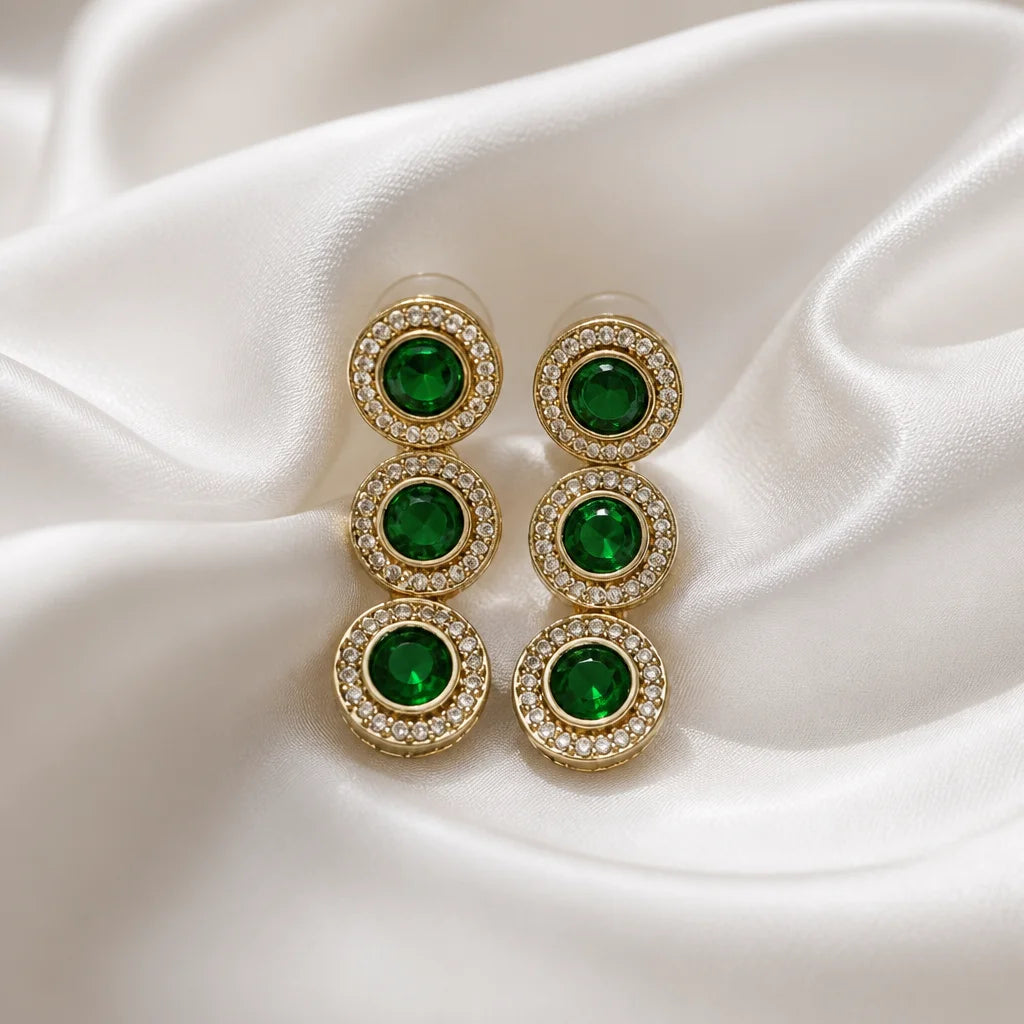 Velzora Zariya Emerald Rain Necklace