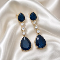 Velzora Velzora Elysian Necklace-Blue