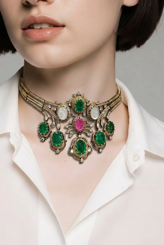 Velzora Emerald Dynasty Necklace