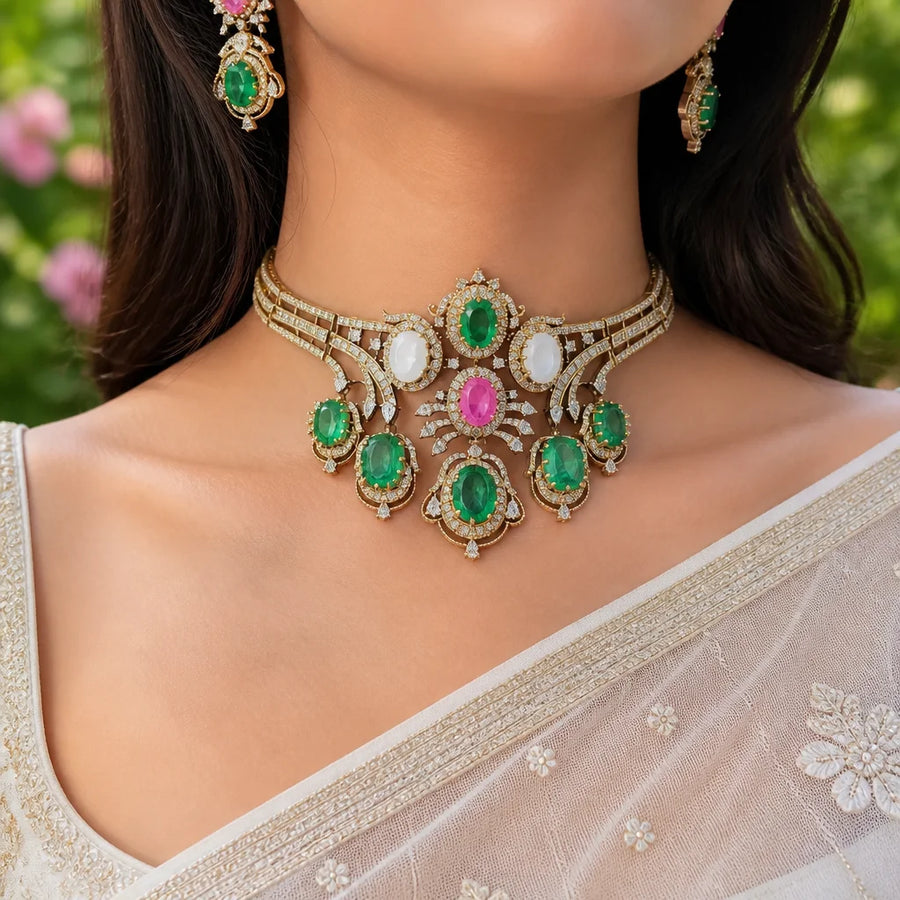 Velzora Emerald Dynasty Necklace