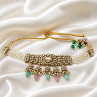Velzora Pearlea Rose Mist Choker