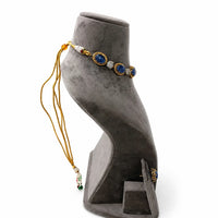 Velzora Sabhya Midnight Necklace-Blue