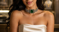 Velzora Zariya Aura Choker-Green