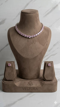 Velzora Signature Pink Aura Necklace