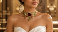 Velzora Sabhya Ruhan Choker Set