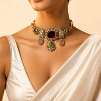 Velzora Sabhya Ruhan Choker Set