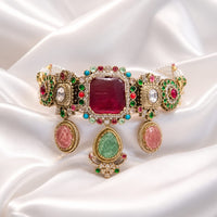 Velzora Sabhya Ruhan Choker Set