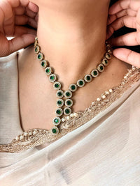 Velzora Zariya Emerald Rain Necklace
