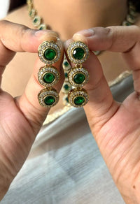 Velzora Zariya Emerald Rain Necklace