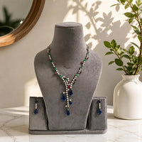 Velzora Velzora Elysian Necklace-Blue