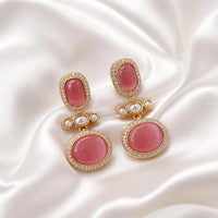 Velzora Zariya Gulnaar Necklace-Pink