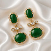 Velzora Zariya Gulnaar Necklace-Green