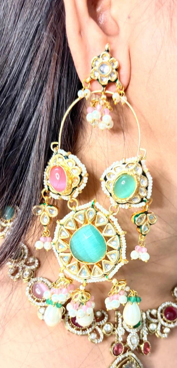 Velzora Mira Pearl Hoop Earrings