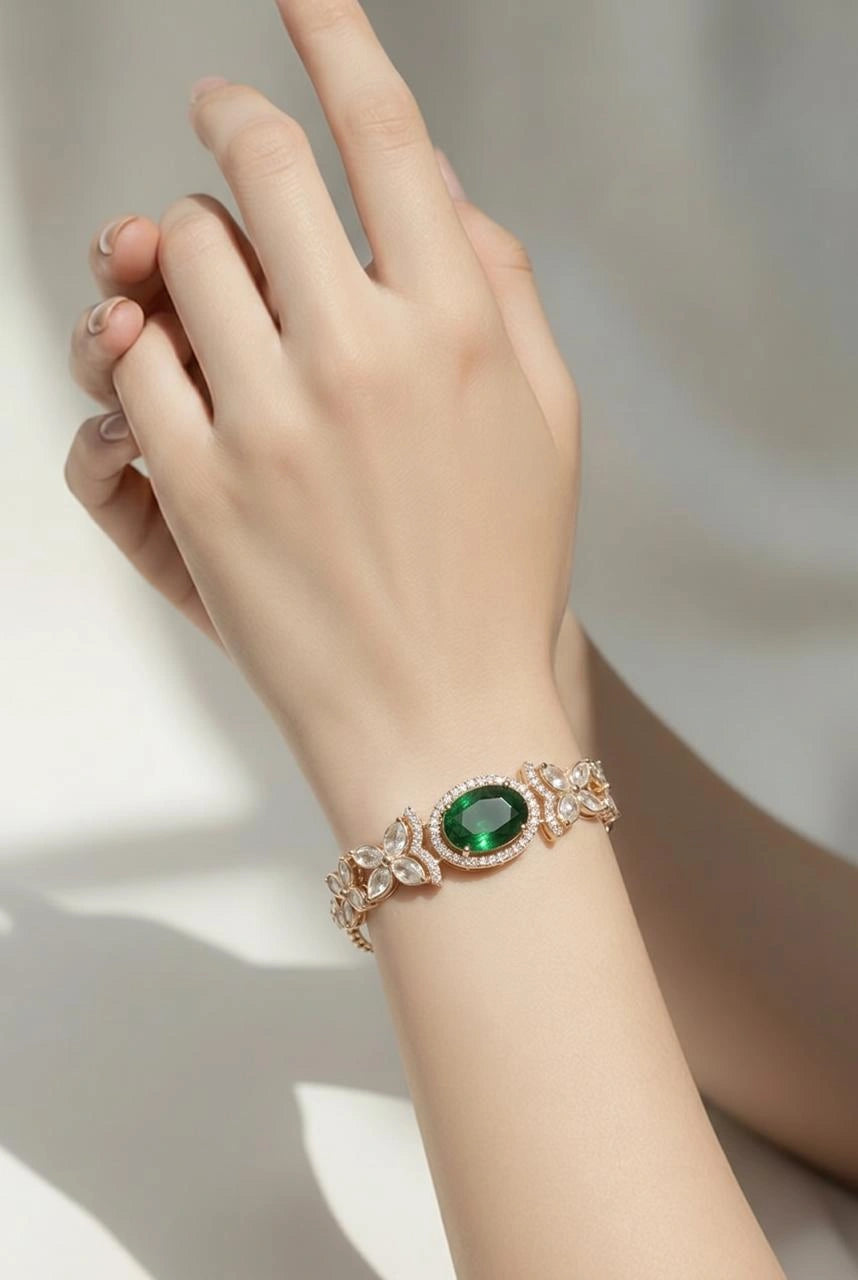 Velzora The Emerald Relic Bracelet