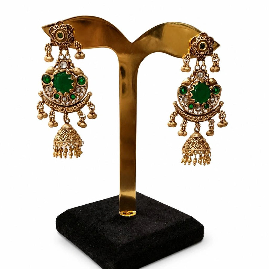 Velzora Rubaa Crescent Earrings