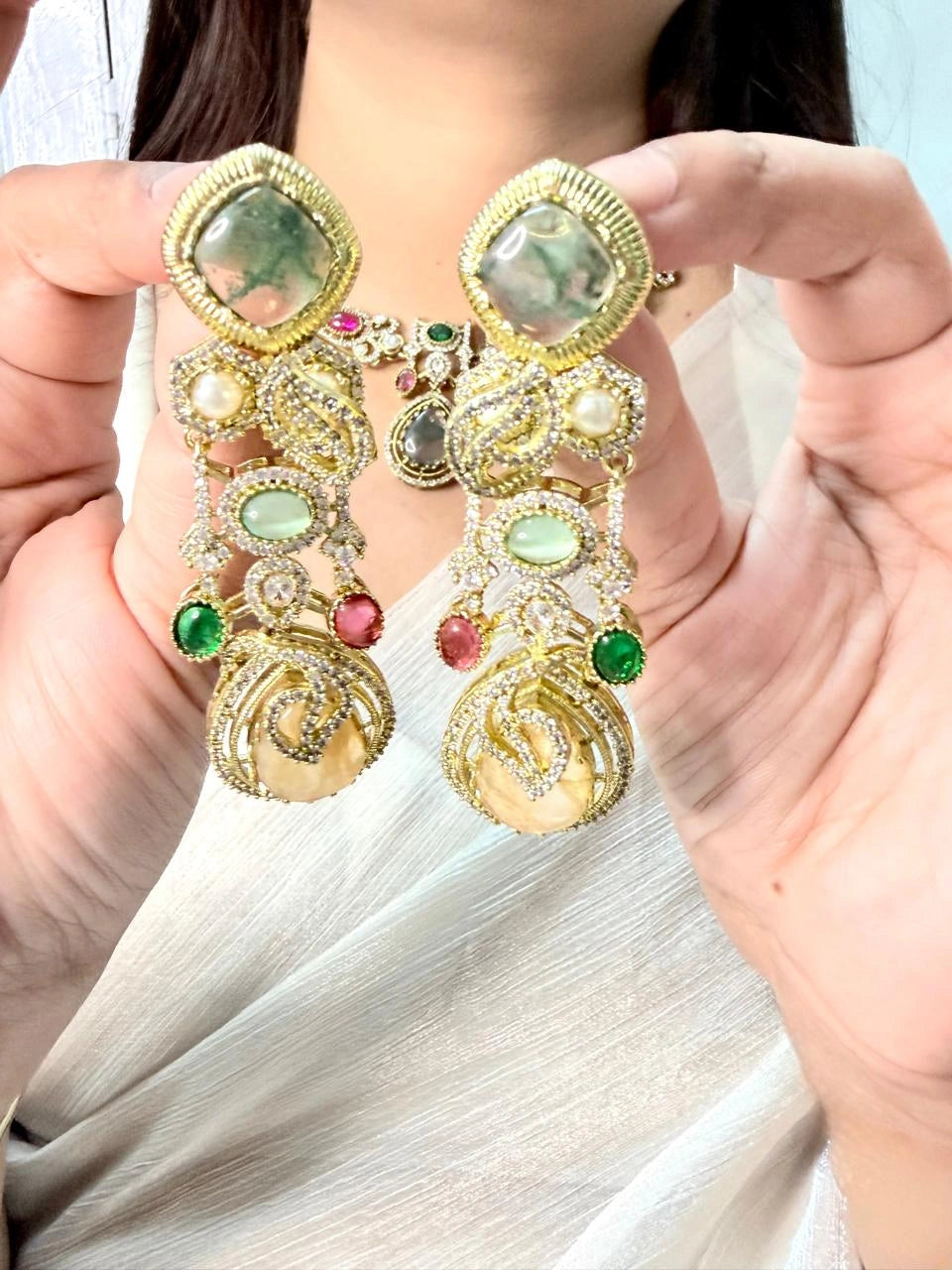 Velzora Verde Muse Earrings