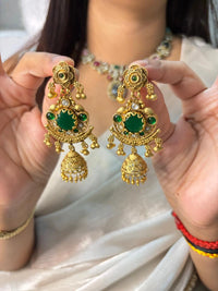 Velzora Rubaa Crescent Earrings