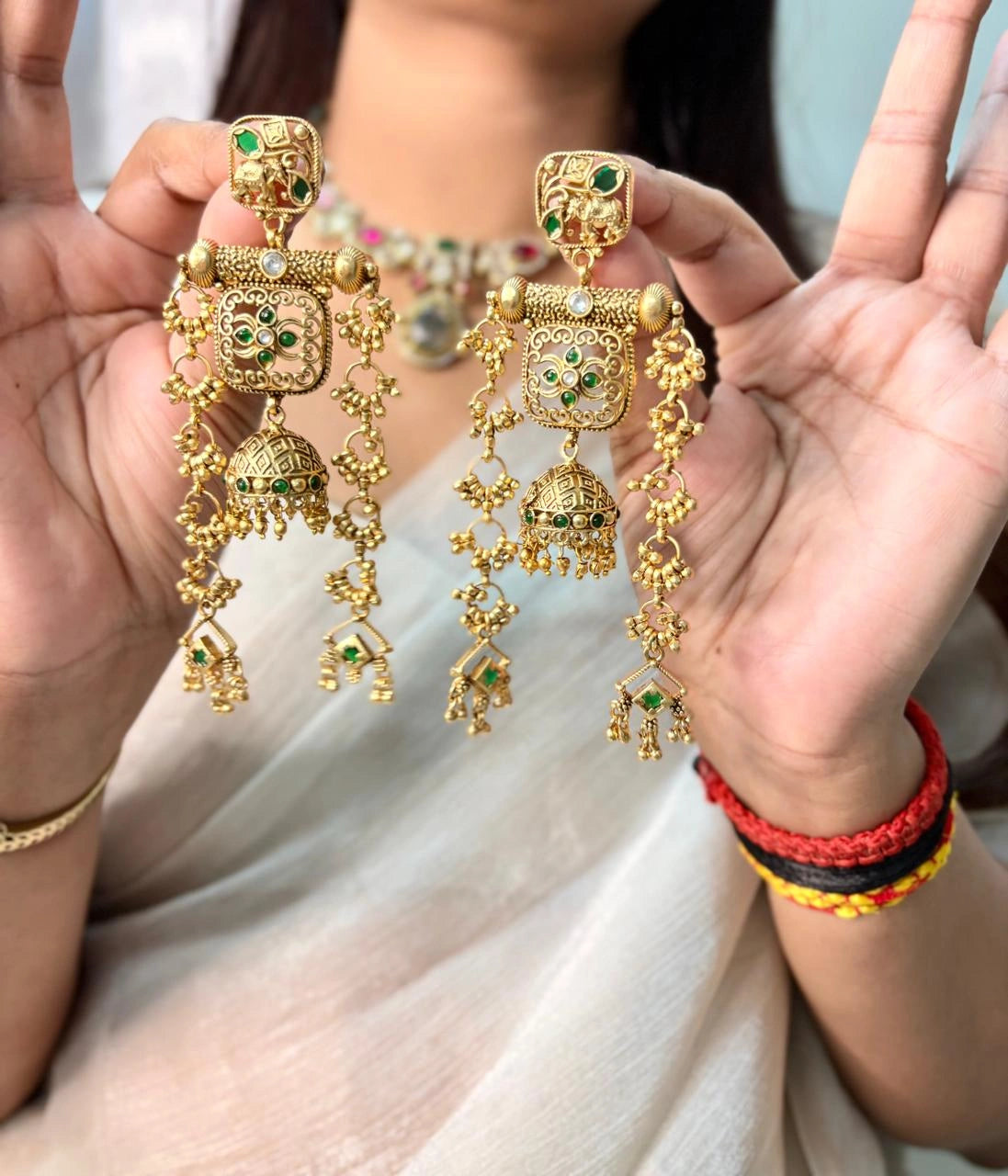 Velzora Sorelle Jhumkas
