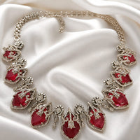 Velzora Signature Ruby Royale Necklace Set
