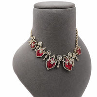Velzora Signature Ruby Royale Necklace Set