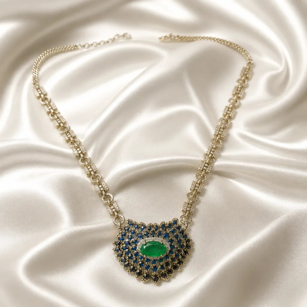 Velzora Zariya Noor-E-Zamrud Necklace